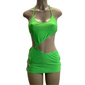 Indecent Proposal by Zuliana mini dress with cut out design and halter tie